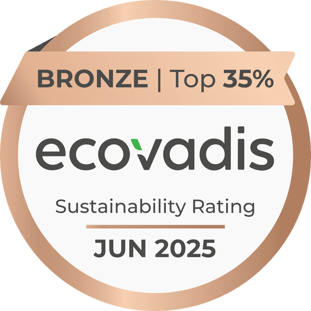 EcoVadis Bronze 2025 sustainability rating